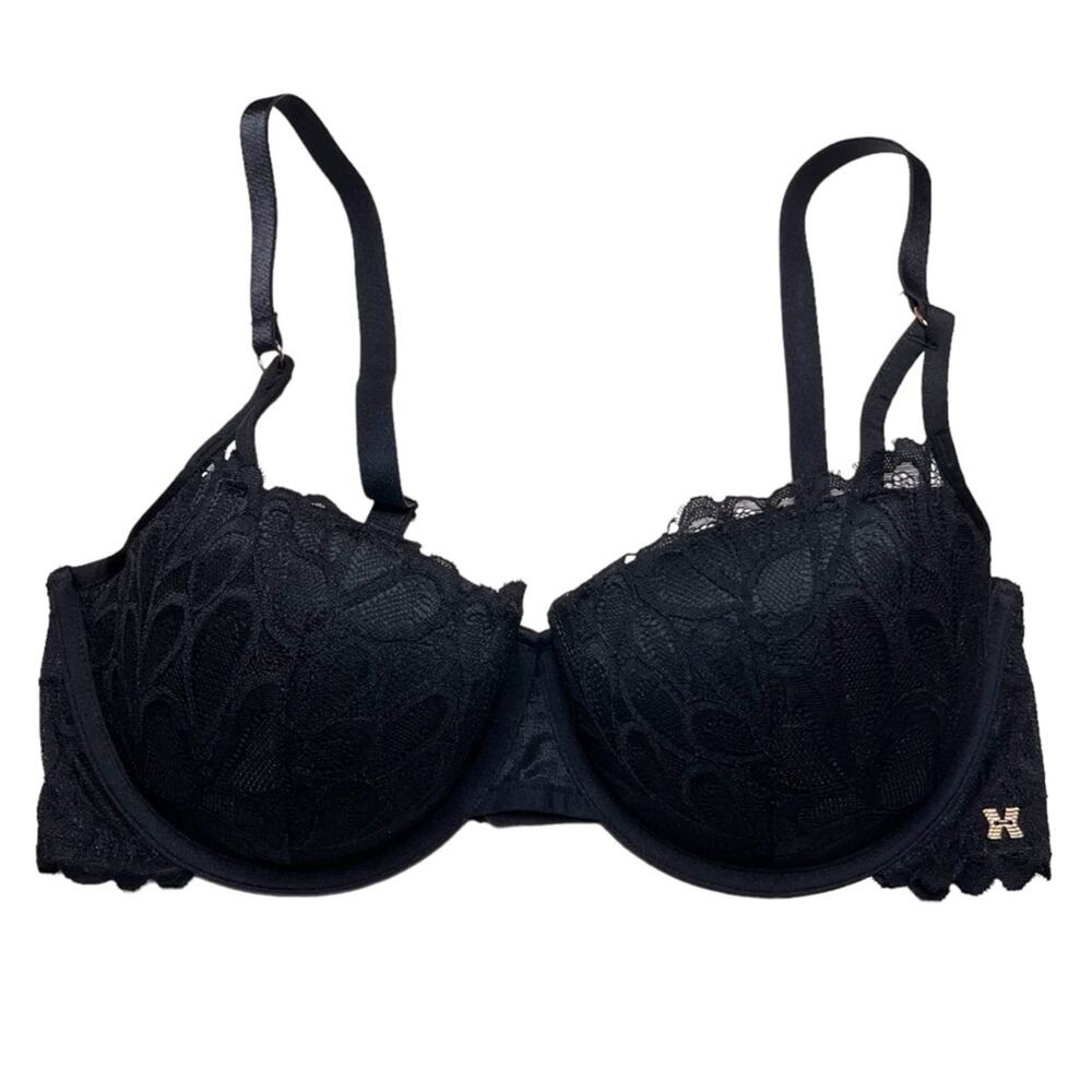 Savage X Fenty Savage Not Sorry Lightly Lined Lace Balconette Bra Size 32B